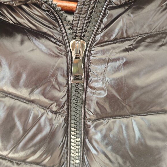 Moncler Marre Down Puffer Coat with Shearling Trim - Picture 8 of 13